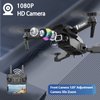 MOCVOO Drone With 1080P Camera for Adults Beginners Kids, Foldable RC Quadcopter, Toys Drone, 1080P FPV Video, 2 Batteries, Carrying Case, One Key Start, Headless Mode, Waypoints fly, 360° Flips