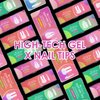 Short Square Soft Gel Nail Tips, Melous 240PCS Pre Buff Full Cover Nail Tips Half Matte Gel x Nail Tips