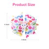 2 Pack Easter Bunny Hair Bows Ribbon Alligator Clips Girls Women Rabbit Egg Spring Hair Accessories 4 Inch
