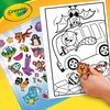 Crayola Alpha Pets Coloring Pages and Stickers, Number & Alphabet Coloring Book, Gift for Kids, 96 Pages