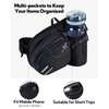 WATERFLY Hiking Waist Bag Fanny Pack with Water Bottle Holder for Men Women Running & Dog Walking Fit All Phones (Bottle Not Included)