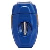 Xikar VX2 V-Cut Cigar Cutter, Up to 70 Ring Gauge, Built-in 64RG Bowl, Stainless Steel Blades, Attractive Gift Box, Ergonomic Design, Secure-Lock, Spring-Loaded, Blue
