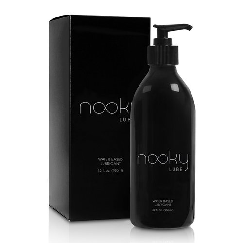 Personal Lubricant. Nooky Lube Natural Water Based Lubes for Men and Women. Made in USA. (32oz)