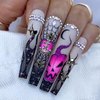 20pcs Alloy Skull Nail Charms Halloween Nail Charms for Acrylic Nails 3D Metallic Star Spider Nail Rhinestones with Gems Goth Dark Snake Cross Nail Jewelry for Women Girls Nail Supplies Decoration