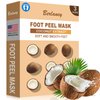 Berlaney Foot Peeling Mask - Pro Callus Remover with Coconut Extract for Rough Cracked Dry Feet - Dead Skin Remove, 3Pairs