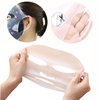MIBICIRI 2-Pack Silicone Hydrating Mask to Slow Evaporation of Mask Essence, Reusable Mask Sleeve Hook, Facial Moisture Treatment Tool (White)