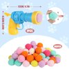 TOYMIS Interactive Cat Toys, Cat Toy Launcher with 100pcs Soft Pom Pom Balls for Cats Funny Cat Toys for Indoor Cats Kitten Toys for Training Playing Pet Supplies