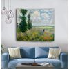 WIHVE Monet's Tapestries, Flower Women Field Argenteuil Tapestry Wall Hanging Art Home Decor for Bedroom Living Room Apartment Dorm 90 x 60 Inches