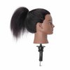 Hairingrid Mannequin Head 14" 100% Real Hair Hairdresser Cosmetology Mannequin Manikin Training Head Hair and Free Clamp Holder (14 Inch)