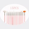 31Pcs Nail Art Brushes Set, Professional Nail Art Brush Dotting Tools Kit, Nail Dust Brush Nail Painting Brush Striping Nail Liner Brush Nail Dotting Pen for DIY Nail Art Designs