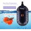 Hygger Mini Glass Aquarium Heater Adjustable LED Digital Temperature Display Small Tank Heater for Turtle Betta Fish Bowl with Protective Guard 50W