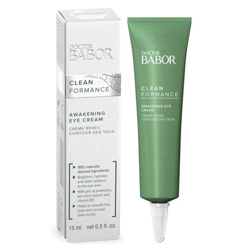 BABOR CLEANFORMANCE Awakening Eye Cream, Moisturizes Under Eyes, Smooth Lines &amp; Reduce Bags and P...