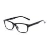 Readers Readers.com Reading Glasses: The Williamsburg Bifocal, Plastic Retro Square Style for Men and Women - Black, 1.75