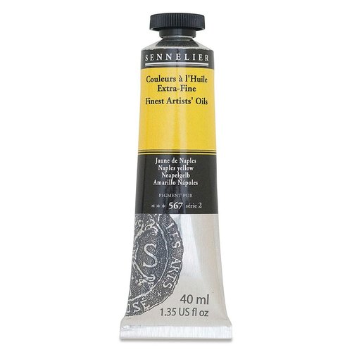 Sennelier Artists Color Oil Paint, 1.35 Fl Oz (Pack of 1), Naples Yellow S2