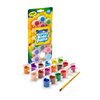 Crayola Washable Kids Paint Set & Paintbrush, Painting Supplies, 18 Count