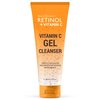 Retinol + Vitamin C Cleanser Face Wash, Brightens and Reduces Signs of Aging, Fine Lines and Uneven Texture, 4 Oz