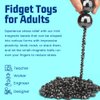 Cool Fidget Magnet Ferrite Putty, Slime Putty Party Favors, Hematite Magnetic Stones Eggs with 1.26 inch Magnet Balls, Anti Anxiety Desk Toy, Stress Relief EDC Toy Atuism Slime Putty& Science Kit Gift