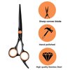 Professional Hair Cutting Scissors Set, Fcysy Hair Scissors Texturizing Shears Kit, Hair cut Scissors Razor Hair Cutting Tools with Hair Supplies, Tijeras Para Cortar Cabello Salon Shears for Home Use