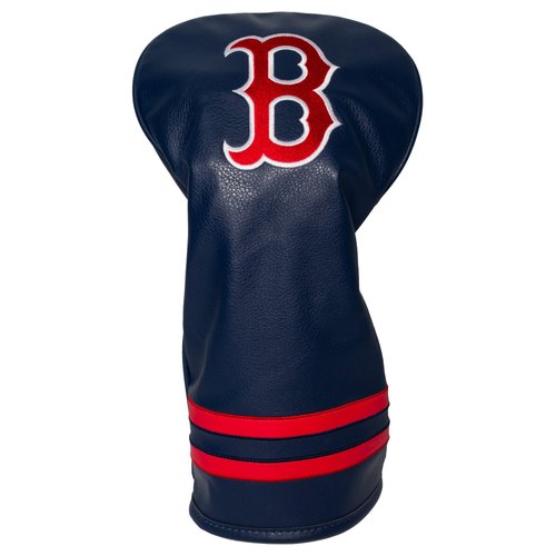 Team Golf MLB Boston Red Sox Vintage Driver Head Cover Vintage Driver Golf Club Headcover, Form Fitting Design, Retro Design & Superb Embroidery