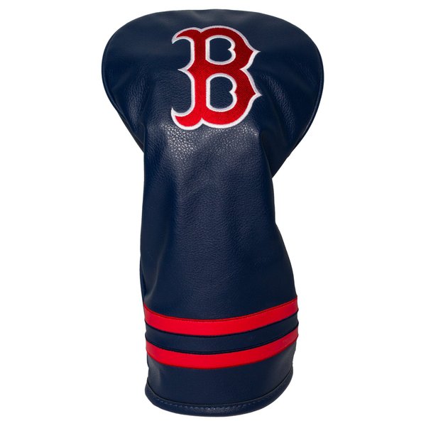 Team Golf MLB Boston Red Sox Vintage Driver Head Cover Vintage Driver Golf Club Headcover, Form Fitting Design, Retro Design & Superb Embroidery