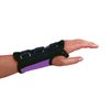 Rolyan Purple D-Ring Right Wrist Brace, Size Medium Fits Wrists 6.75"-7.5", Wrist Brace 7" Long with Straps and D-Ring Connectors to Secure and Stabilize Hands and Wrists and Provide Comfort