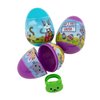 Fun Express 2 1/4" Cat Toy-Filled Plastic Easter Eggs - 12 Pieces