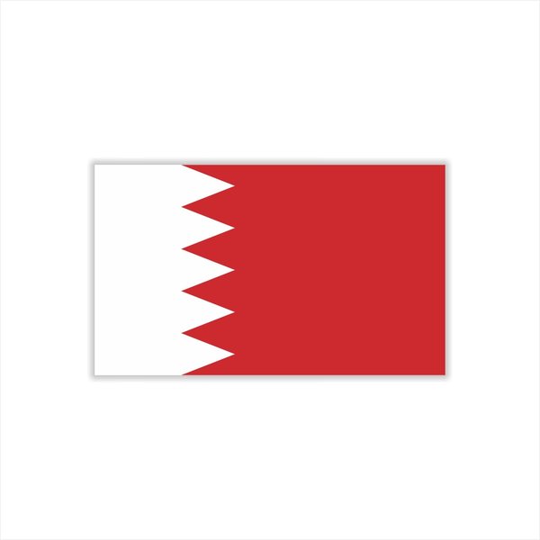 Womaha 30 Sheets Bahrain Flag Temporary Tattoos Fans Face Tattoo Stickers for Adults Kids Group Activity Props