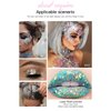 Face and Body Glitter Stick, Singer Concert Music Rave Face Body Sequins Glitter Stick for Women Face/Body/Hair/Eyes/Lip Glitter Makeup. (Green body glitter stick)