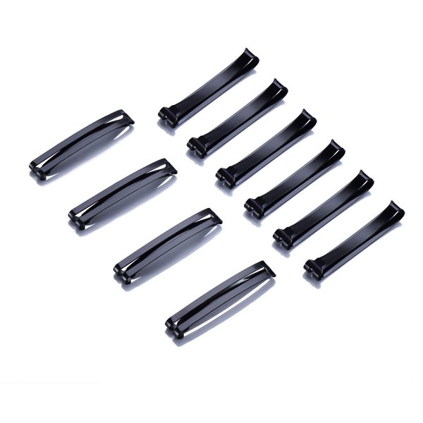 Pack of 24 Metal Hair Barrettes Clips No-slip Grip Stay Tight Barrettes for Girls and Women, Black
