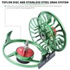 Maxcatch Fly Fishing Reel with CNC-machined Aluminum Body Avid Series Best Value - 1/3, 3/4, 5/6, 7/8, 9/10 Weights(Black, Green, Blue, Silver, Black&Silver) (Green, 5/6 wt)
