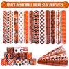 Basketball Party Favors Set 72 PCS Basketball Slap Bracelets Straws Tattoo Stickers Mini Stress Ball Silicone Bracelets Gift Bags for Kids Adults Sports Basketball Birthday Gift Classroom Rewards