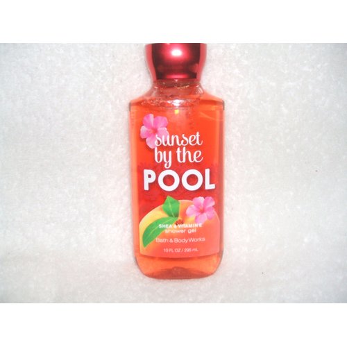 Bath & Body Works Sunset By the Pool Shea & Vitamine Shower Gel 10 Fl Oz.