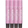 Burt's Bees Shimmer Lip Tint Easter Basket Stuffers, Tinted Lip Balm Stick, Moisturizing for All Day Hydration with Natural Origin Glowy Pigmented Finish & Buildable Color, Guava (4-Pack)
