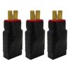 Gxcdizx 3 Pairs T Plug to Big Tamiya Connector Female Male Adapter Wireless Connectors for RC FPV Drone Car Truck Lipo NiMH Battery Charger