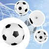 Sumind 16 Pieces Inflatable Soccer Bouncing Ball Inflatable Bouncy Toys Balls for Outdoor Adults Pet Party Supplies(5.5 Inch,White)