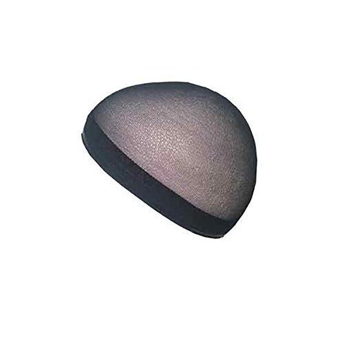 Premium Stocking Wig Cap with Non-Slip Silicone Strip (Black)