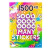 Just My Style® 1500 Sticker Book by Horizon Group USA, Fun Craft Stickers, Cute Gifts for Girls Kids Teens Adults