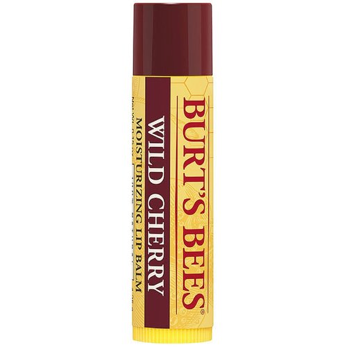 Burt's Bees Moisturizing Lip Balm, Wild Cherry 0.15 oz (Pack of 10)