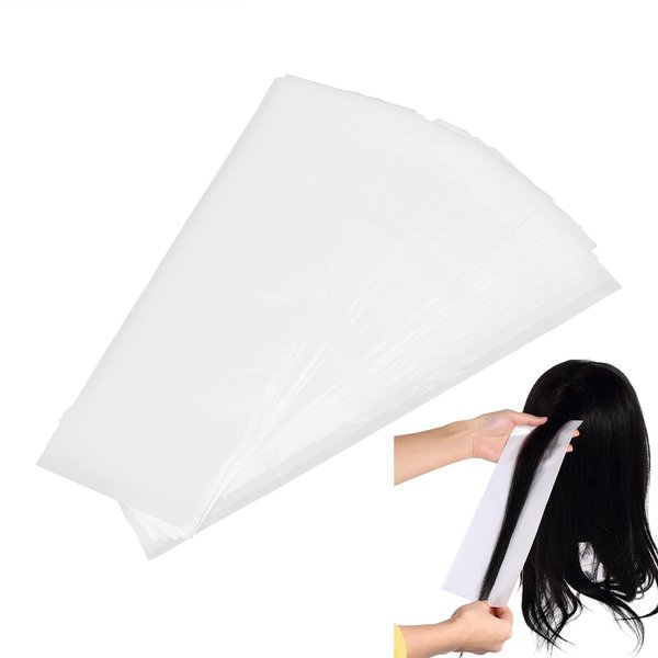 Hair Dye Paper, 100Pcs Professional Hair Coloring Sheet Hair Highlighting Strips Reusable Dyeing Separating Reusable Foils for Color Brush Mesh Wrap Bleach Foil Sheets for Salon Barber Hairdresser
