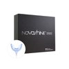 Novashine Professional Teeth Whitening Kit for Him: Advanced Blue LED Light, Concentrated Peroxide Gel, Smartphone Adapter, Travel Bag & 2-Year Warranty