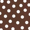 Chocolate Brown Dots Luncheon Napkins |16 Ct. | 6" x 6"