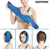 Bodyprox Face ice Pack for Jaw, Head and Chin, Adjustable Hot and Cold Wrap for Wisdom Teeth and TMJ Pain Relief, Nylon, Blue