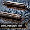 10 Pcs SP 9600 Extension Spring 1/4 Inch x 1-1/2 Inch Spring Extension 0.035 Inch Stainless Steel Mechanical Extension Compression Springs Steel Construction