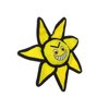 TUFFY - World's Tuffest Soft Dog Toy - Alien Ball Junior Yellow Sun- Squeakers-Multiple Layers. Made Durable, Strong & Tough. Interactive Play (Tug, Toss & Fetch). Machine Washable & Floats