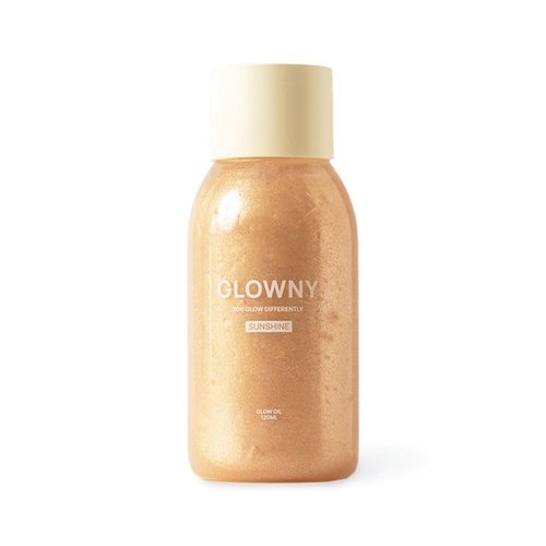 RboW Glowny Body Shimmer Oil, Lightweight Formula with 12 Natural Oils, Long-Lasting Hydration, Elegant Citrus-Floral Fragrance, Perfect for Dry Skin (120ml)