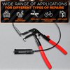 Radiator Hose Clamps Pliers Tool - Hose Clamp Plier Wire Clamp Tool Long Reach Hose Clamp Pliers Automotive Wire Pliers Tool - Hose Removal Tool Pinch Pliers Car Tool Kit Flat Snap Ring Pliers