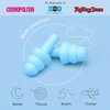 ANBOW Soft Ear Plugs for Sleeping Noise Cancelling. Ear Plugs for Swimming, Concerts, Travel, Work, Snoring & Concentration. Reusable Silicone Earplugs with Adjustable Size. 3 Pairs + Travel Pouch
