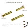 20 Pair Amass 4.0mm Thick Gold Bullet Connector Banana Plug Gold Plated for ESC Battery
