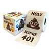 Printed TP You're 40 Printed Birthday Toilet Paper Gift - 40th Bday Party Funny Birthday Gift Joke Toilet Paper Prank, Novelty Unique Birthday Presents for Men, Women, Family, Friends - 500 Sheets