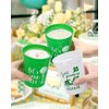 Nefelibata Golf Party Cups Let's Par-Tee Plastic Cups Golf Lover Gift 12PCS White Green Reusable Cups Golf Ball Cart Design Golf Themed Party Supply Favors Decor Bachelor Party Housewarming Gift 16oz